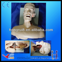 Treinamento de intubação de via aérea médica, simulador de intubação de cavidade oral ou nasal